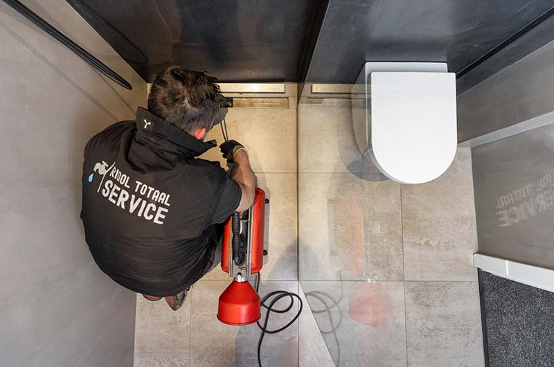douche ontstoppen